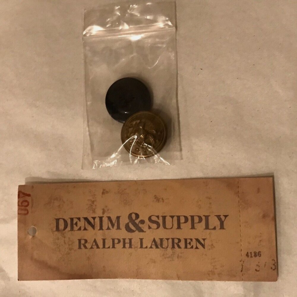 Denim & Supply Ralph Lauren Peplum Military Jacket Extra Buttons Pack